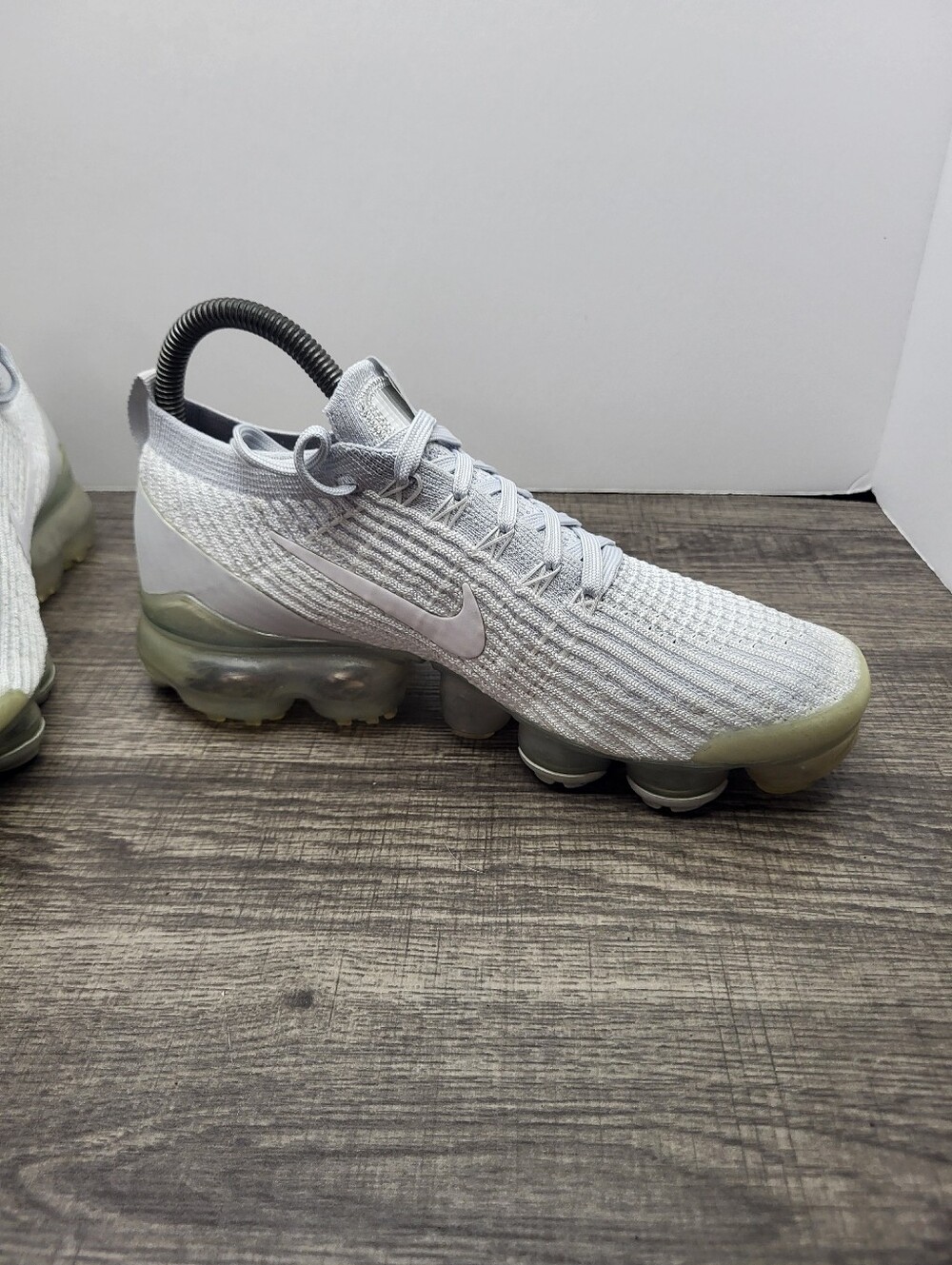 Nike Air Vapormax Flyknit 3 Pure Platinum Women's Size 7.5 Running Shoes - Picture 3 of 10